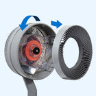 Danby 9" Whisper Quiet 9-Speed Circulator Fan with Remote - Grey-Quiet Operation - 31dB