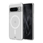 AXS - ULTRA CLEAR Étui compatible magnétique testé contre les chutes pour Google Pixel 8 Pro-Protection anti-UV pour afficher clairement le design original de votre cellulaire