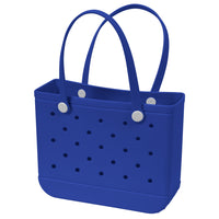 Merangue - Sac de plage moyen en EVA - Bleu marine-Spacieux et léger – taille moyenne (36 × 30 × 13 cm) avec un grand espace de rangement