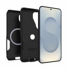 OtterBox Commuter Cell Phone Case with Magnets for Galaxy S26+ - Black-Raised edges protect camera and screen