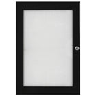 SECO Lockable Indoor/Outdoor Poster Frame Case - 11" W x 14" H - Black-A lockable indoor or outdoor waterproof case to display posters, pictures, and notices - can be used indoors and outdoors