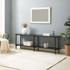 Manhattan Comfort Celine 70.87" Modern Console Table - Black-Recommended for 60" TV
