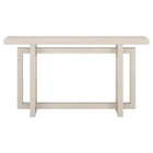Hudson&Canal Breslow 55"W Console Table - Alder White-Table is made of high-quality and durable MDF materials