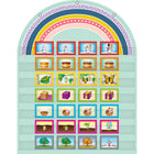 Teacher Created Resources 7 Pocket Chart - Oh Happy Day Rainbow-Pocket chart measures 28" x 36".