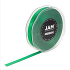 JAM Paper Double Faced Satin Ribbon - 3/8" W x 25 yd. - Emerald Green-Size: 0.375" x 25 yards