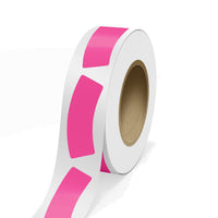 JAM Paper - Rouleaux d'étiquettes standard - en forme de goulot de bouteille - 1 3/16 x 3 1/4 - rose fluo - 125 étiquettes/rouleau-Couleur : rose fluo | Faites ressortir votre courrier avec des étiquettes d'adresse d'expédition colourées.