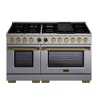 Kucht 60" KXP Series Dual Fuel Range Propane Gas - Stainless Steel/Gold-New Kucht Horus Digital Dial Thermostat