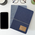 Letts of London - 2027 agenda hebdomadaire/mensuel Denim avec reliure cousue et couverture en tissu – 8 1/4 po x 5 7/8 po – couleurs assorties – multilingue-8