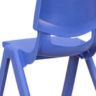Flash Furniture – Table d’activités rectangulaire (21 x 37,75 po) en plastique, bleu (YU06036RECTBLBL)-Capacité de charge statique de 220 lb