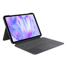 Logitech Combo Touch iPad Pro 11-inch (M4 & M5)(2024 & 2025) Keyboard Case - Graphite - English-Compatibility: For iPad Pro 11-inch (M4 & M5)(2024 & 2025) - A2836, A2837, A3006, Models: A3357, A3358, A3359; not designed for use with iPad Pros with Nano-texture glass