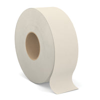 Cascades PRO Perform 2-Ply Jumbo Toilet Paper - Latte - 12 Pack-Latte collection: 80% white recycled paper - 20% fibers from cardboard.