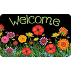 Ashley Productions The Original Fun Mat Welcome Mat - 18" x 30" - Wildflowers Welcome-Measurements and Design: The Wildflowers Welcome Mat measures 18" x 30".
