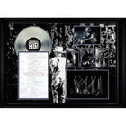 The Tragically Hip on Tour Collage with Lyric Sheet and Silver LP - Framed Print - 37" x 28"-Premium funinn