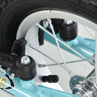 Aosom - Trottinette pour jeunes avec roue en caoutchouc gonflable de 12 po - bleu-Diamètre du pneu : Φ12 po 