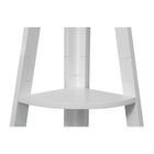 Kiera Grace – Étagère en coin Providence Bailey, blanc, 5 tablettes, fini mat-Conception: l'étagère d'angle est conçue dans un style contemporain et élégant avec 5 niveaux qui offrent un espace de rangement supplémentaire pour vos pièces décoratives ou articles essentiels préférés