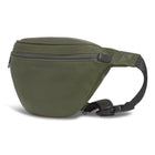 Champs - Onyx Sac Banane en Cuir - Kaki-Fermeture à glissière sur le devant 