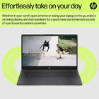 HP 14" Laptop PC - Intel Processor N150 - 128 GB UFS - 4 GB RAM - Windows 11 Home S with 1-year of Microsoft 365-Liberating battery life: Take on the day without worrying about recharging