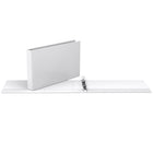 Davis Group Easyview Premium 11" x 17" Spreadsheet Binder - Angle D Ring - Customizable - 1.5" - White - 2 Pack-1.5"