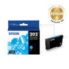 Epson T202 Ink Cartridge - Standard Capacity - Cyan-Brilliant prints on both plain and glossy paper