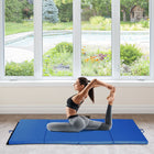 Soozier Folding Gymnastics Tumbling Mat - Exercise Mat with Carrying Handles for Yoga - MMA - Martial Arts - 4' W x 8' L x 2" D-2" Thick firm high-density EPE eco-friendly foam for ultimate comfort and durability 