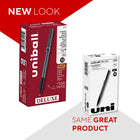 uni-ball Deluxe Rollerball Pens - 0.5mm - Black - 12 Pack-Quick-drying roller pens produce neat and precise strokes for intricate writing, allowing you to write effortlessly without smudges or smears