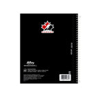 Hilroy Hockey Canada 2002 Logo Notebook - 10-1/2 H x 8-5/8" W - Black/White-College Ruled sheets