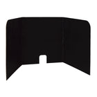 Pacon Computer Lab 3-Panel Privacy Board - 20" D x 22" W x 22" H - Black - 4 Pack-Privacy Boards are made of sturdy corrugate and feature a cut-out in the back to accommodate computer cords