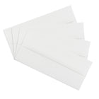 JAM Paper #10 Business Envelopes, 4 1/8 x 9.5, Strathmore Bright White Wove, 1000 Pack (64933B)-Opening: booklet