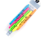 Pentel Illumina Flex Liquid Highlighter - Dual Chisel & Bullet Tips - Assorted - 5 Pack-Suitable for papers, fax and copies. Ideal in the office, home or classroom