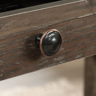 Sauder - La Collection Sonnet Springs Bureau en L - Finition Pebble Pine-Assemblage rapide et facile grâce au système de tiroirs à verrouillage en T