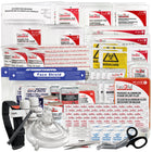 First Aid Central - Trousse de premiers soins intermédiaire BC avec sac en nylon-La trousse est livrée dans un sac en nylon avec poignée de transport.