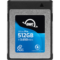 OWC 512 GB OWC Atlas Pro CFexpress 4.0 Type B Memory Card-512GB Storage Capacity