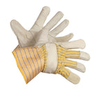 Forcefield "Bud the Spud" Fleece Lined Leather Work Gloves-General purpose, leather, fleece