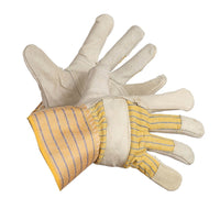 Forcefield - "Bud the spud" gants de travail en cuir doublé en molleton-Objet général, cuir, molleton