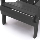 Backyard Lifestyles Adirondack Chair - Black-2 Year Limited Warranty.