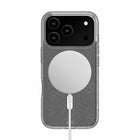 Blu Element DropZone Rugged Compatible with MagSafe Case for iPhone 17 Pro - Clear Glitter-Transparent slim design