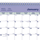 Blueline 2027 Monthly Wall Calendar - 11" x 8-1/2" - Bilingual-Reinforced chipboard backer