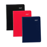 Staples 2027 Monthly Planner - 7-1/2" H x 9" W - Assorted - Bilingual-14 months: December 2026 - January 2028