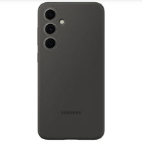 Samsung Silicone Phone Case for Galaxy S24 FE - Black-Thickness keeps slim even after mounting