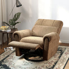 HOMCOM Power Recliner with USB Ports - Espresso-Integrated footrest enhances comfort for lounging or napping  