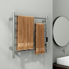 HOMCOM Towel Warmer - Stainless Steel Smart WiFi Heated Towel Rack - Silver-304 stainless steel is easy to clean and with its IPX4 waterproof rating, suit for bathroom use