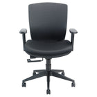 Nightingale VXO Mid Back Task Chair - Black-Swivel-tilt mechanism with single position lock, pneumatic height adjustment and side tension control