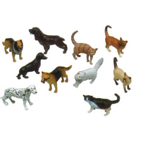 Get Ready Kids Pets Animal Playset - Set of 10 -Realistically detailed plastic animal playsets encourage learning about the natural world