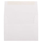 JAM Paper A2 Strathmore Invitation Envelopes - 4.375" x 5.75" - Bright White Laid - 50 Pack-Size: A2 (4.38 x 5.75 inches)