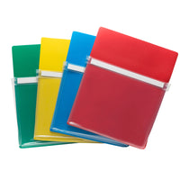 Charles Leonard Magnetic Pockets - 9.5" W x 11.75" H - 4 Assorted Colours-These magnetic pockets are so versatile and strong that it's almost impossible to name all the ways they can be used
