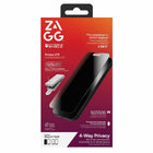 ZAGG InvisibleShield Glass XTR 4-Way Privacy Screen Protector for iPhone 17 Pro-Clean, Smudge-free Screen: The ClearPrint  surface treatment disperses the oil from your fingertips, making fingerprint smudges nearly invisible when your screen is turned on