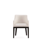 Manhattan Comfort Gansevoort 22.5" Modern Faux Leather Upholstered Dining Armchair - Cream - Set of 2-10