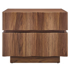 Modway Isola 2 Drawer Nightstand - Walnut-6