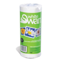 White Swan - Essuie-tout en papier - 80 feuilles/rouleau - 30 rouleaux/paquet-Rouleau 2 épaisseurs