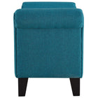 Modway Rendezvous Bench - Teal-Fine polyester upholstery